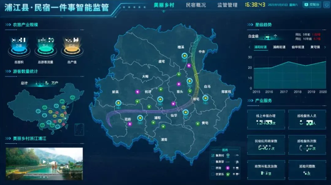 鄉(xiāng)村應用：浦江“數(shù)字農(nóng)旅”應用